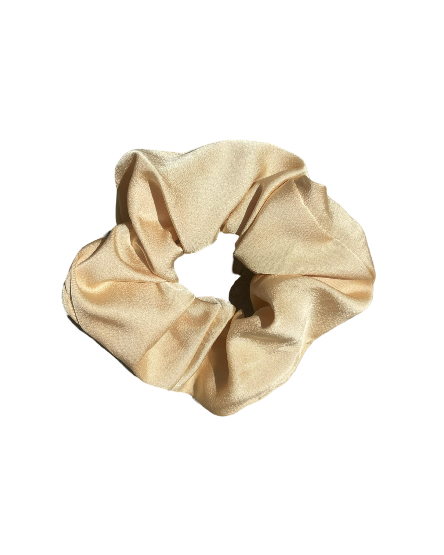 Vanilla Thick Silky Scrunchie