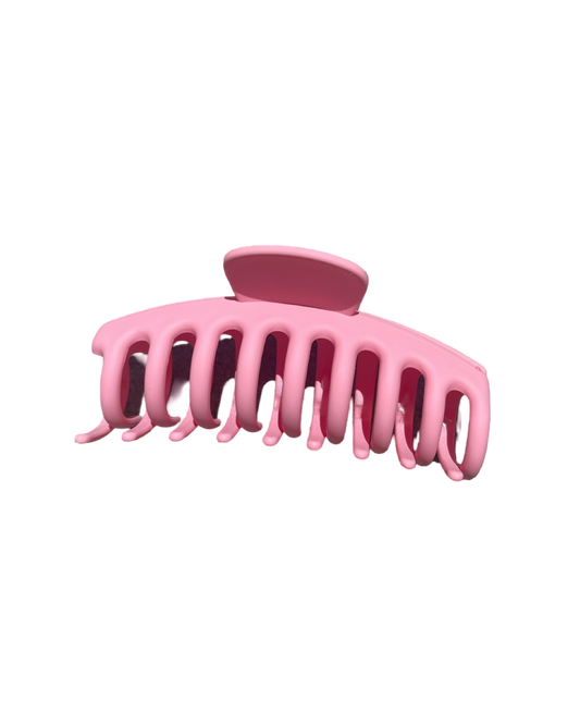 Matte Pastel Pink Claw Clip